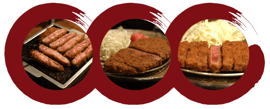 appetizing three gyukatsu
